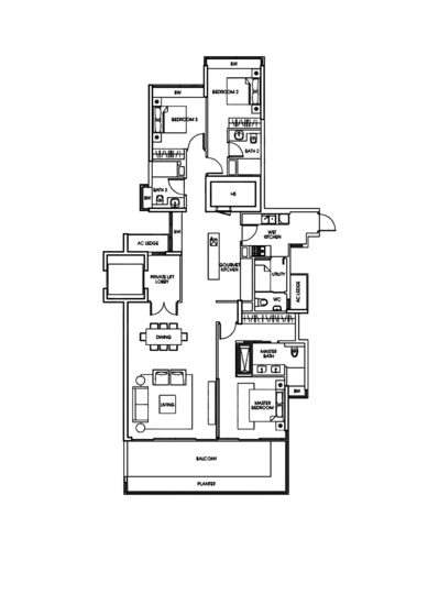 The Orange Grove - Floor Plan