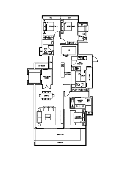 The Orange Grove - Floor Plan