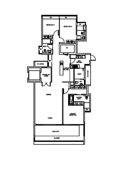 The Orange Grove - Floor Plan