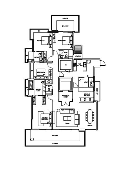 The Orange Grove - Floor Plan