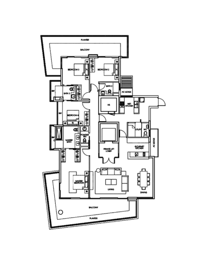 The Orange Grove - Floor Plan