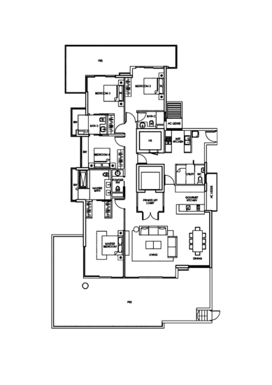 The Orange Grove - Floor Plan