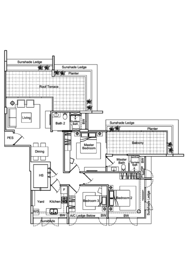 Casa Fortuna - Floor Plan