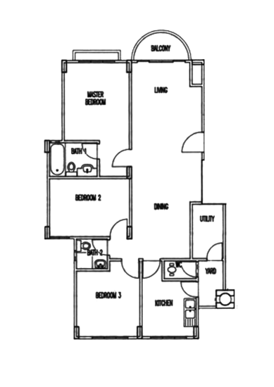 Bayville Condo - Floor Plan