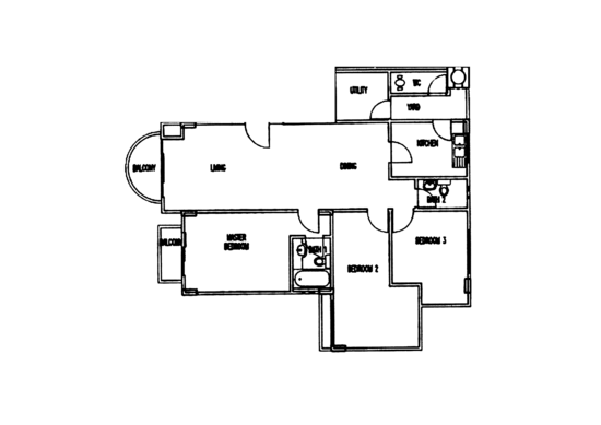 Bayville Condo - Floor Plan