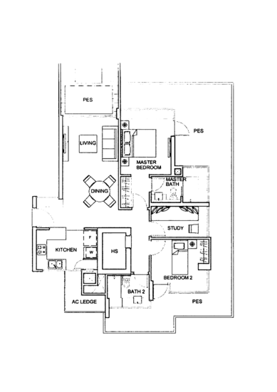 Oasis Garden - Floor Plan