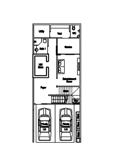 Hillcrest Villa - Floor Plan