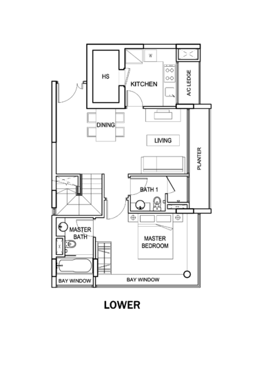 The Adara - Floor Plan