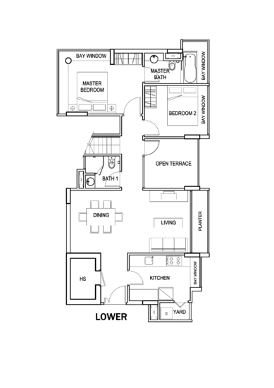 The Adara - Floor Plan
