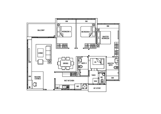 Waterfront Waves - Floor Plan