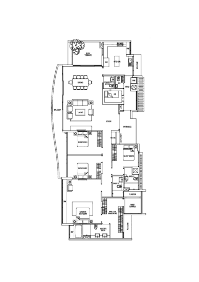 Waterfront Waves - Floor Plan
