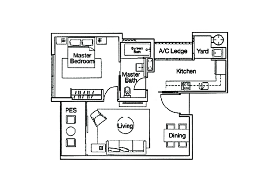 Ferraria Park Condo - Floor Plan