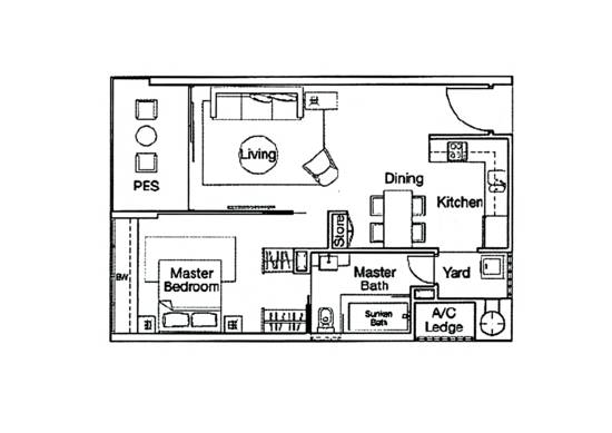 Ferraria Park Condo - Floor Plan