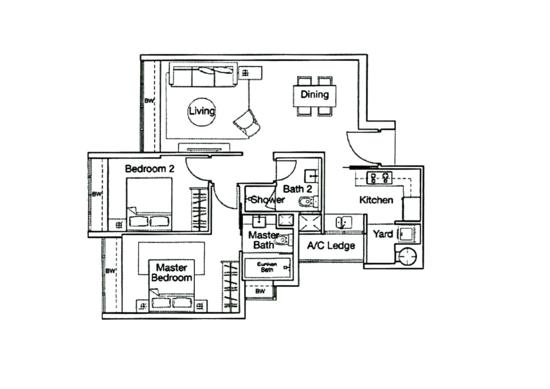 Ferraria Park Condo - Floor Plan