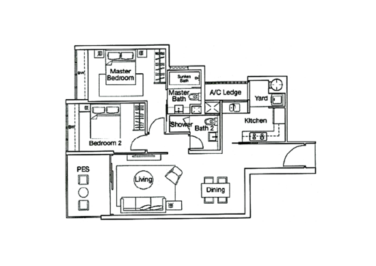 Ferraria Park Condo - Floor Plan