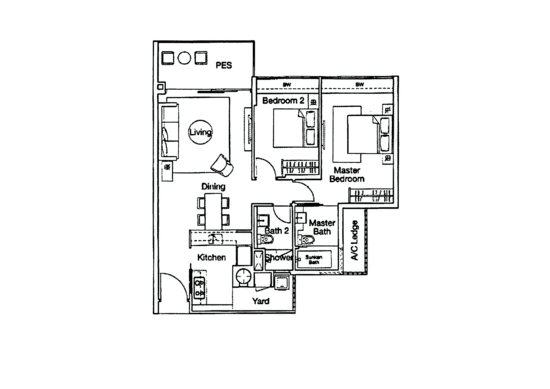 Ferraria Park Condo - Floor Plan