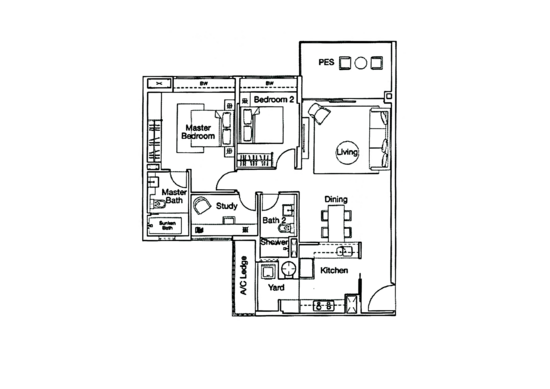 Ferraria Park Condo - Floor Plan
