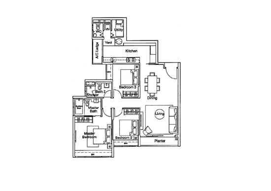 Ferraria Park Condo - Floor Plan