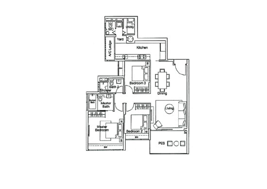 Ferraria Park Condo - Floor Plan