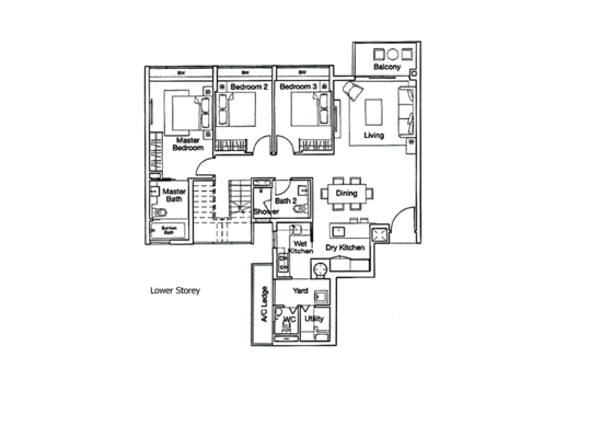 Ferraria Park Condo - Floor Plan