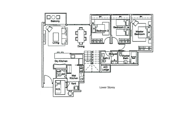 Ferraria Park Condo - Floor Plan