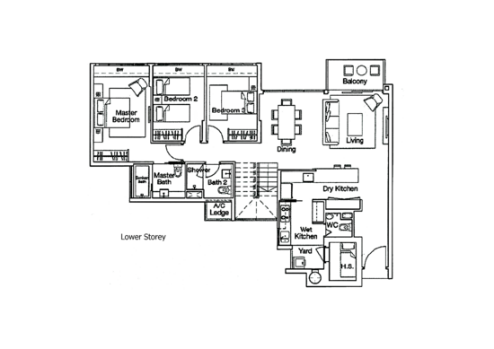 Ferraria Park Condo - Floor Plan