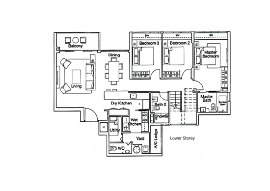Ferraria Park Condo - Floor Plan