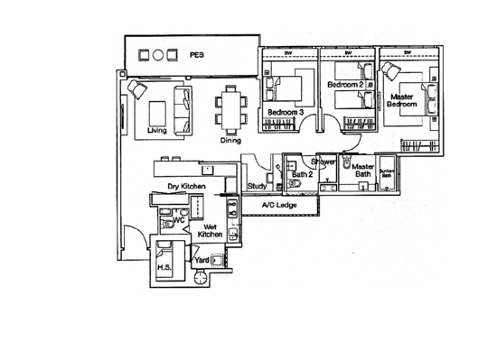 Ferraria Park Condo - Floor Plan
