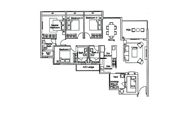Ferraria Park Condo - Floor Plan