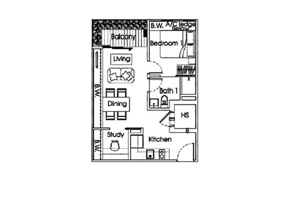 Citigate Residence - Floor Plan