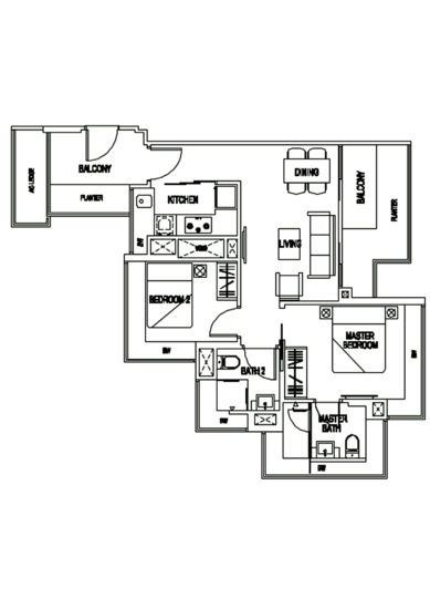The Coterie at Holland - Floor Plan