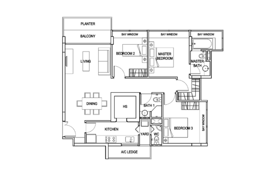 The Verte - Floor Plan