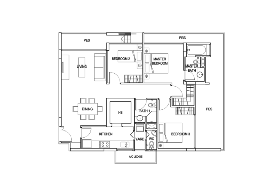 The Verte - Floor Plan