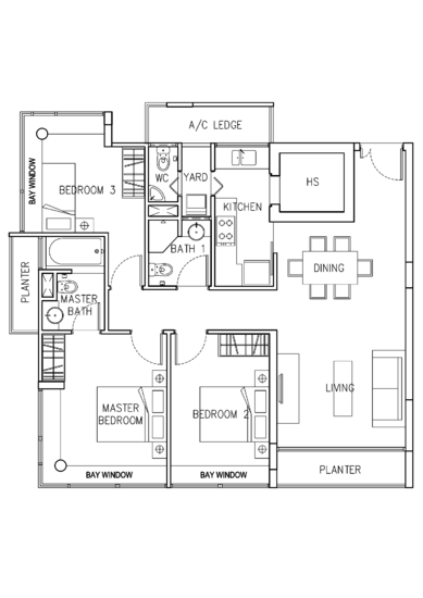 The Verte - Floor Plan