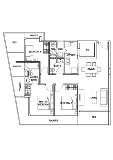 The Verte - Floor Plan