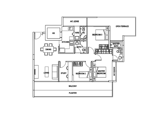 The Verte - Floor Plan