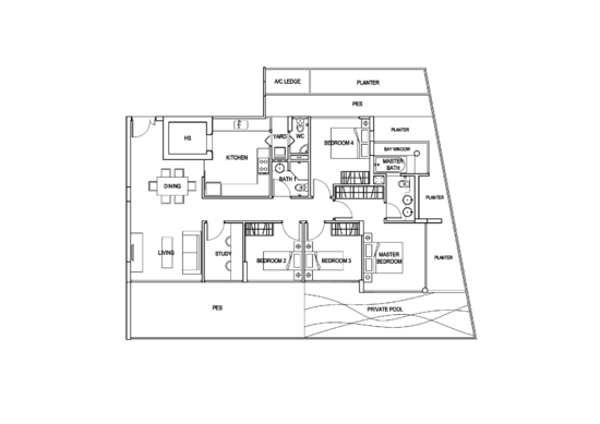 The Verte - Floor Plan