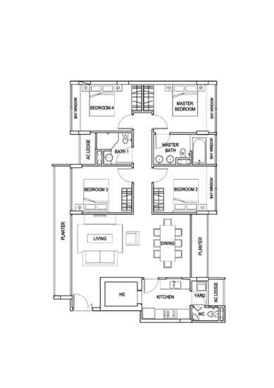The Verte - Floor Plan