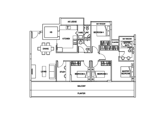 The Verte - Floor Plan
