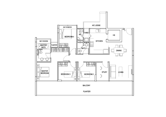 The Verte - Floor Plan