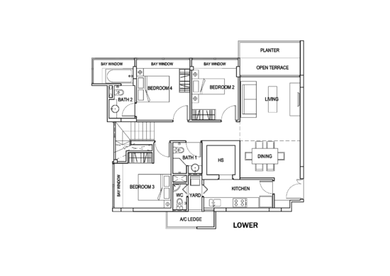 The Verte - Floor Plan