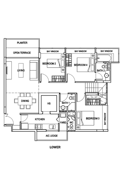 The Verte - Floor Plan