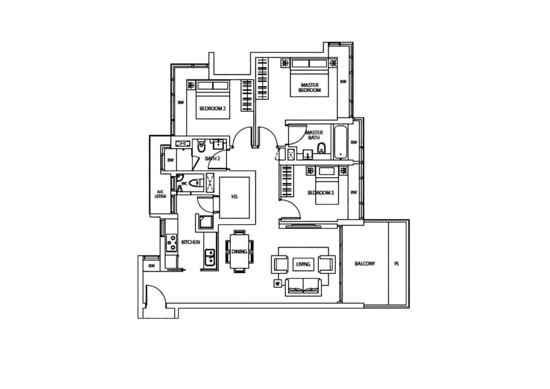 Dakota Residences - Floor Plan