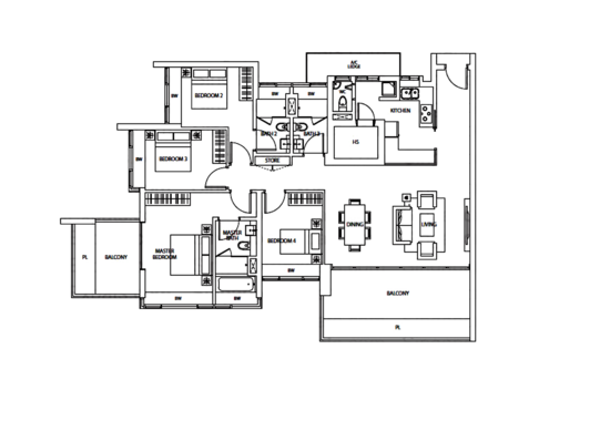 Dakota Residences - Floor Plan