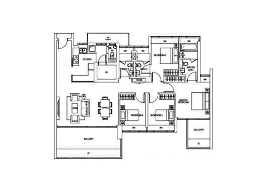 Dakota Residences - Floor Plan