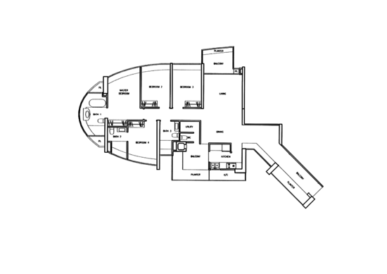 Clover By The Park - Floor Plan