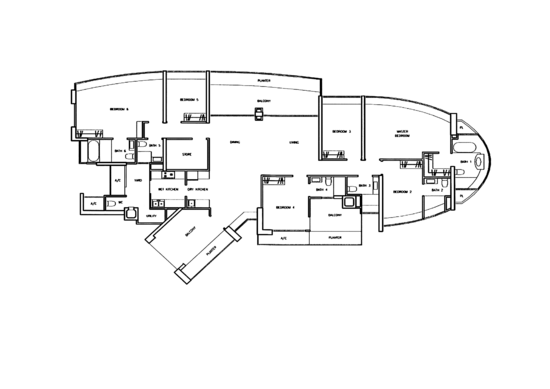 Clover By The Park - Floor Plan