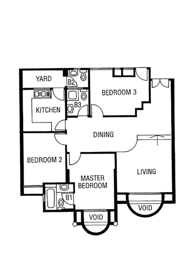 Casa De Venice - Floor Plan