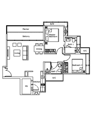 Kovan Residences - Floor Plan