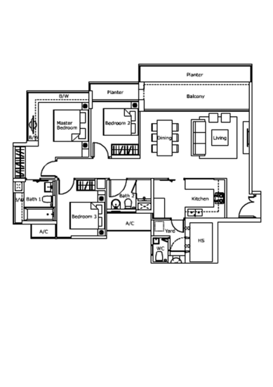 Kovan Residences - Floor Plan